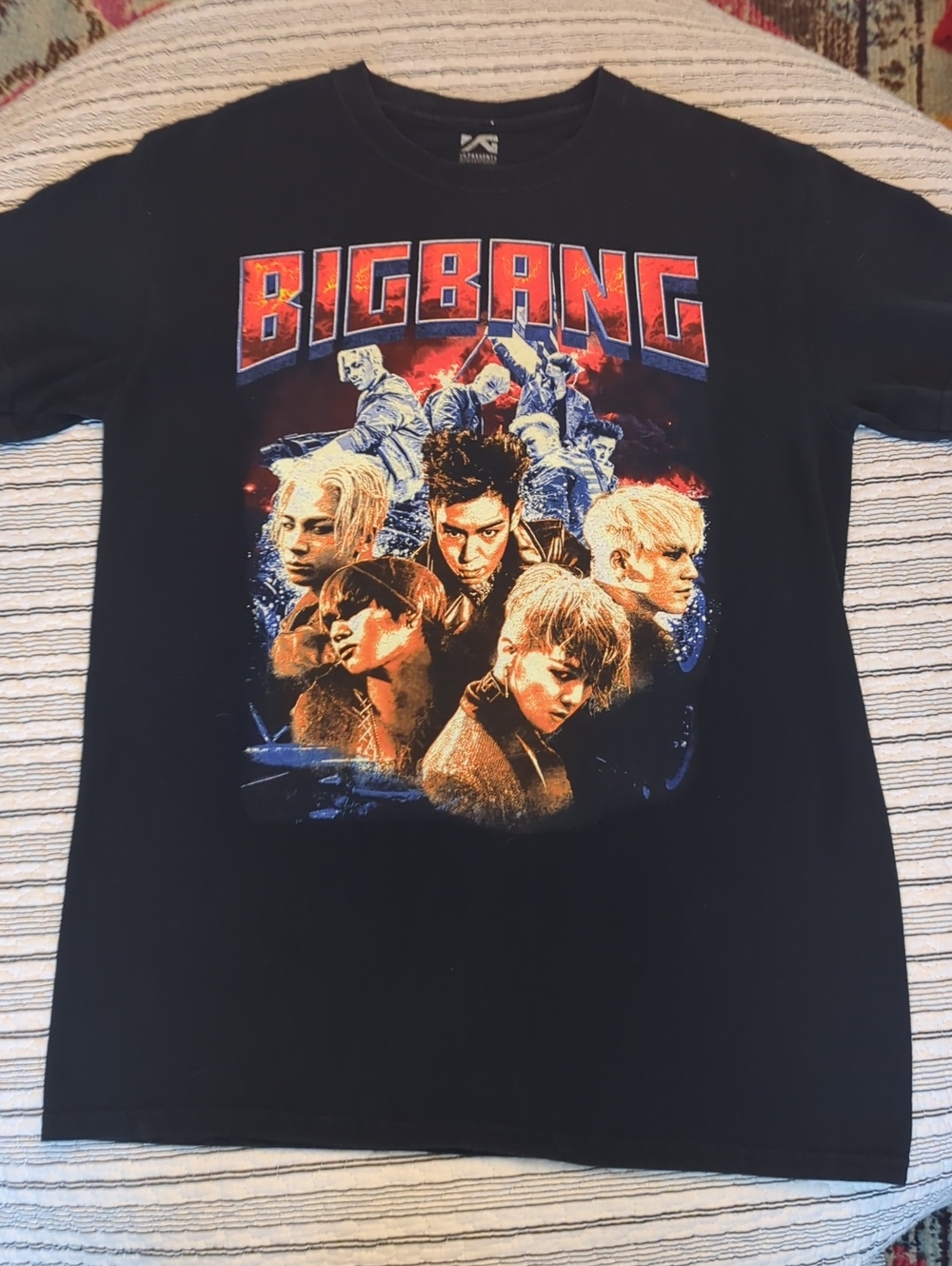 BIGBANG Black Graphic Crewneck Tee